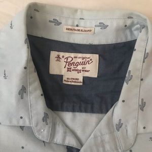 Men’s AXL Penguin Short Sleeve Button Down